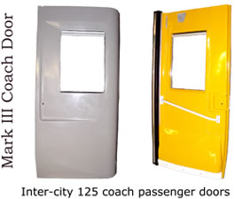 Intercity passenger doors