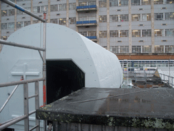 Hospital roof cover